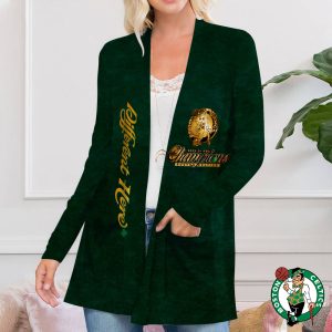 Boston Celtics Women's Patch Pocket Cardigan - HOATT 5356