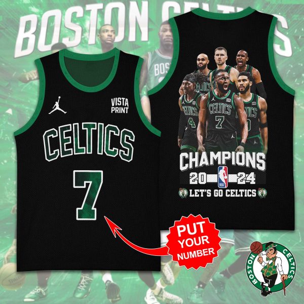 Personalized Boston Celtics Basketball Jersey - HOATT 5214