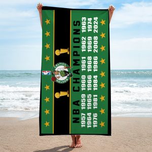 Boston Celtics Rectangle Beach Towel - HUANNM 5396.1