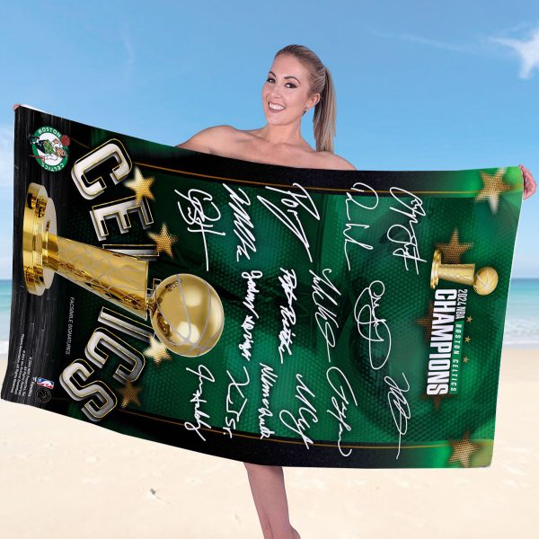 Boston Celtics Rectangle Beach Towel - MAITM 7076