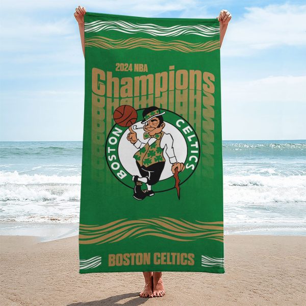 Boston Celtics Rectangle Beach Towel - MAITM 7086