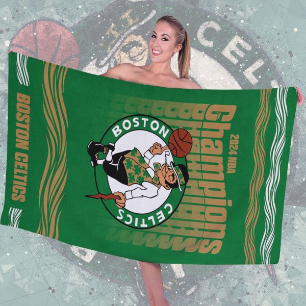 Boston Celtics Rectangle Beach Towel - MAITM 7086