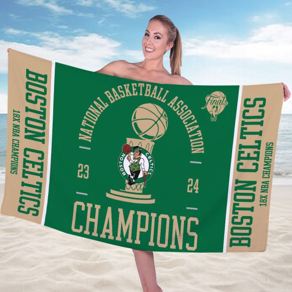 Boston Celtics Rectangle Beach Towel - MAITM 7110