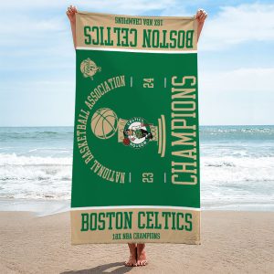 Boston Celtics Rectangle Beach Towel - MAITM 7110