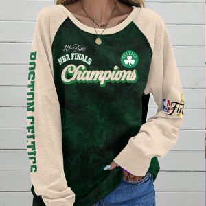 Boston Celtics Round Neck Raglan Sleeve Sweatshirt – MAITM 7143