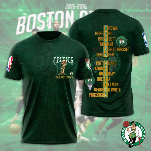 Boston Celtics 3D Apparel - HOATT 5354