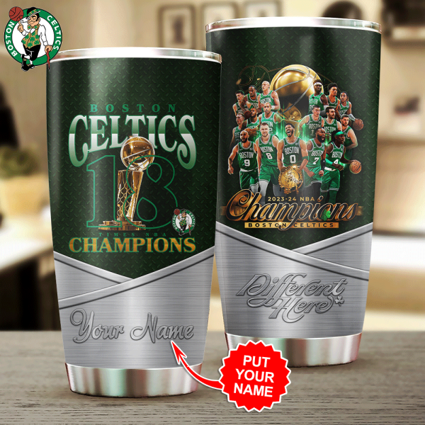 Personalized Boston Celtics Tumbler Cup - HOATT 5357