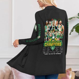 Boston Celtics Women's Patch Pocket Cardigan - HUANNM 5267