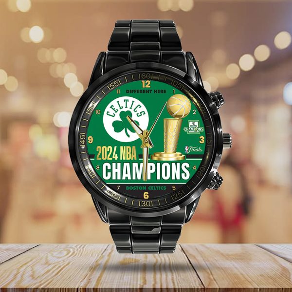 Boston Celtics Black Stainless Steel Watch - TANTN 7051