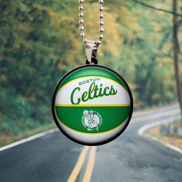 Boston Celtics Custom Shape 2-sided Acrylic Car Ornament - GNE 606