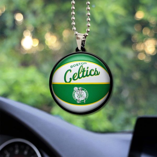 Boston Celtics Custom Shape 2-sided Acrylic Car Ornament - GNE 606