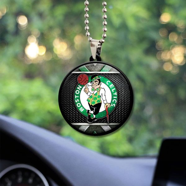 Boston Celtics Custom Shape 2-sided Acrylic Car Ornament - GNE 612