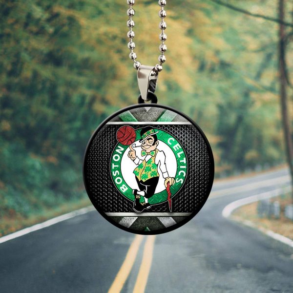 Boston Celtics Custom Shape 2-sided Acrylic Car Ornament - GNE 612