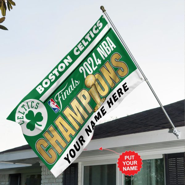 Personalized Boston Celtics 3D House Flag - TANTN 7015