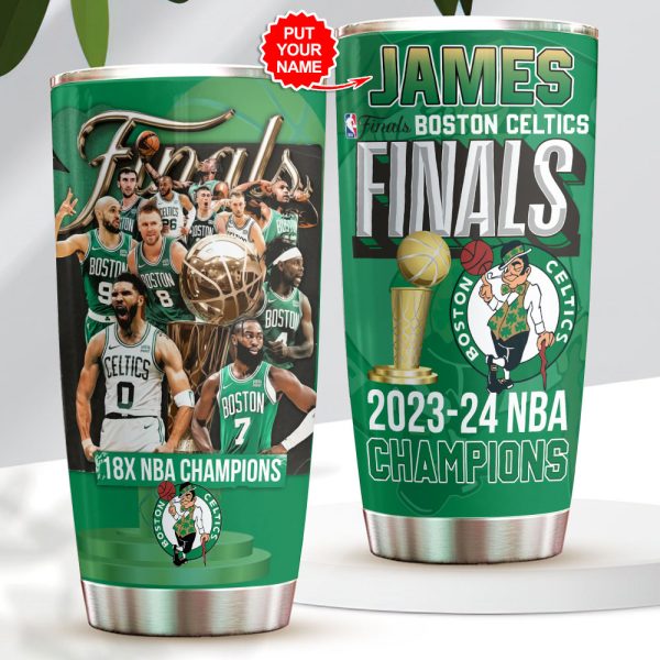 Personalized Boston Celtics Tumbler Cup - GNE 609