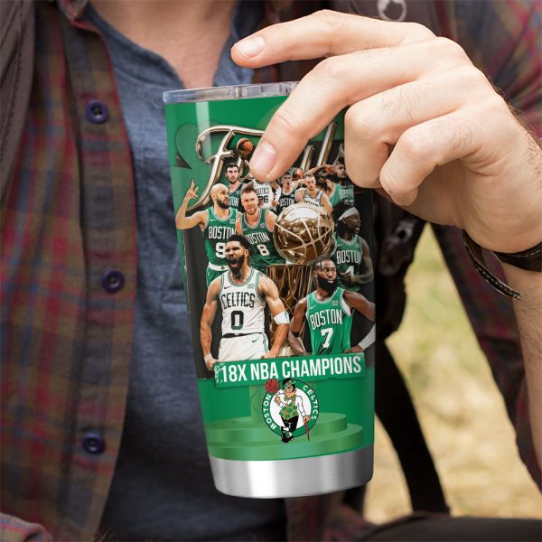 Personalized Boston Celtics Tumbler Cup - GNE 609