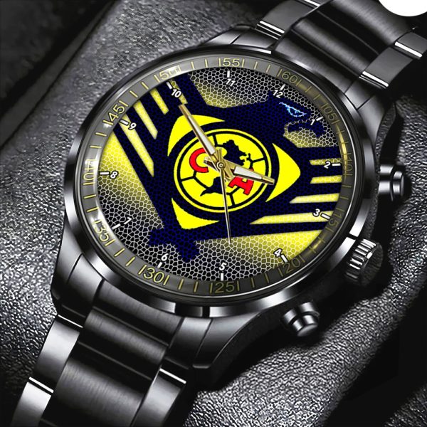 Club América Black Stainless Steel Watch - HOATT 5093