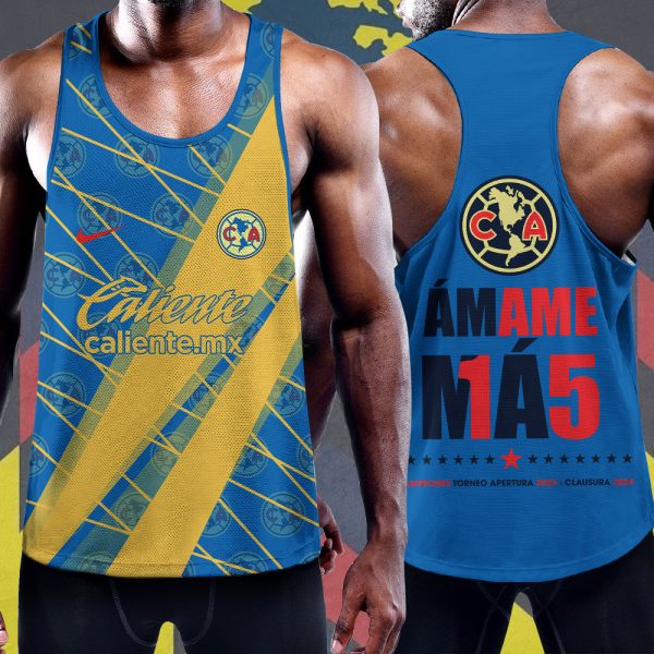 Club América Y-Back Muscle Tank Top - HOATT 5025