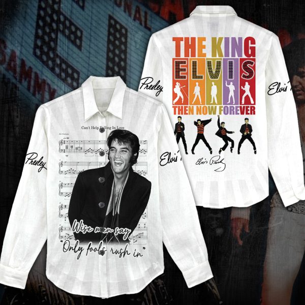 Elvis Presley 3D Linen Shirt - HUANNM 5422