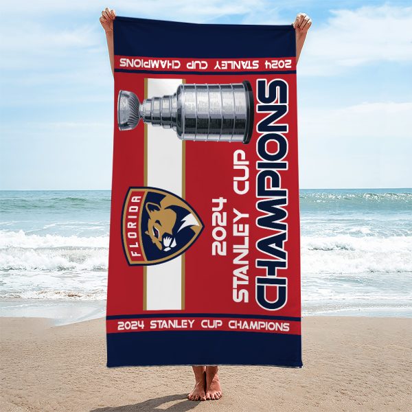 Florida Panthers Rectangle Beach Towel - TANTN 7145