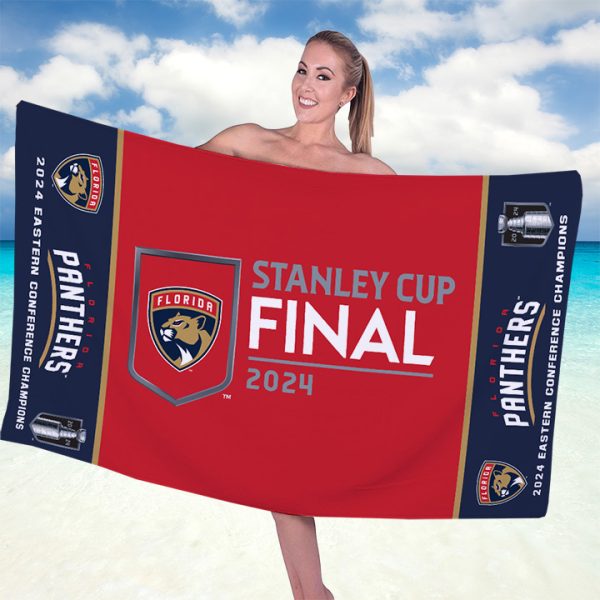 Florida Panthers Rectangle Beach Towel - TANTN 6772