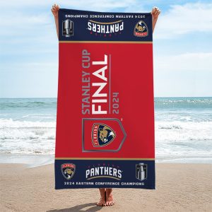 Florida Panthers Rectangle Beach Towel - TANTN 6772