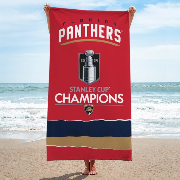 Florida Panthers Rectangle Beach Towel - TANTN 7216