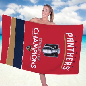 Florida Panthers Rectangle Beach Towel - TANTN 7216