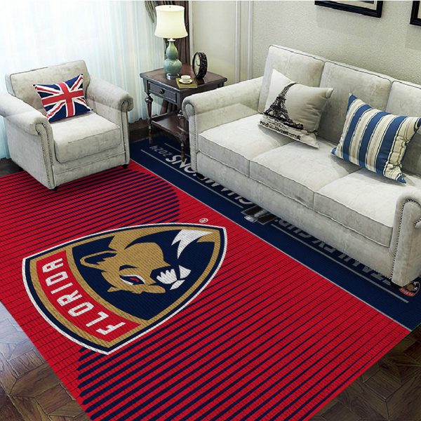 Florida Panthers Rectangular Rug - TANTN 7173