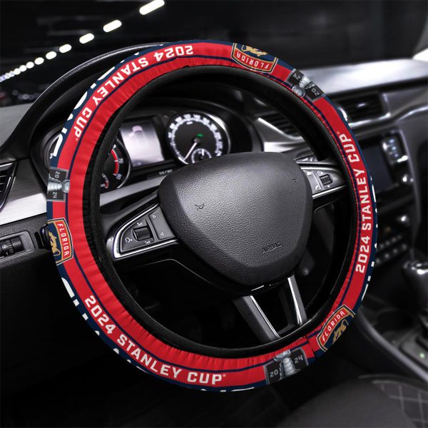 Florida Panthers Steering Wheel Cover - TANTN 7175