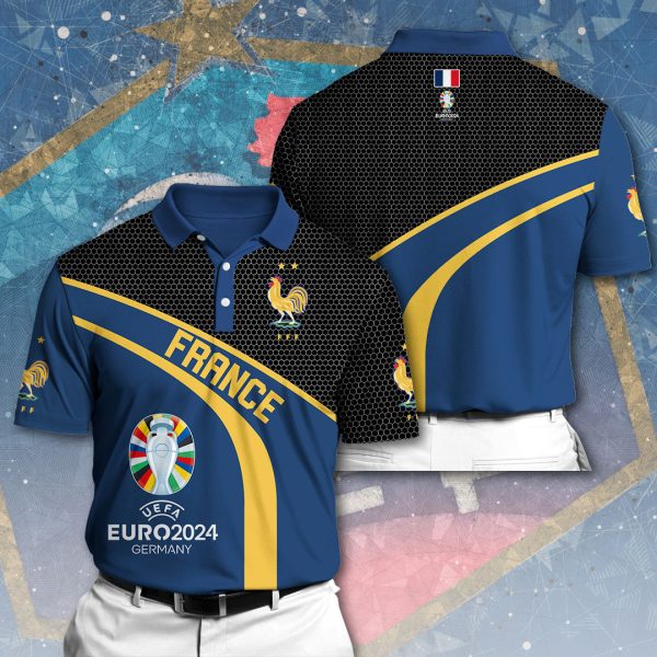 France National Football Team 3D Polo Shirt - VANDH 3020