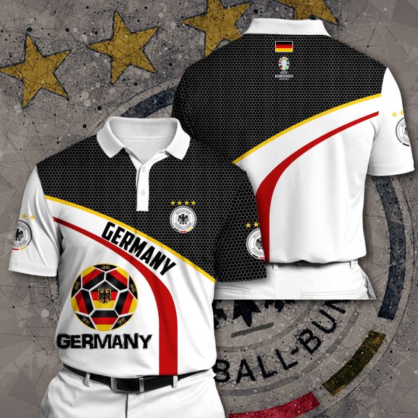 Germany National Football Team 3D Polo Shirt - VANDH 3051