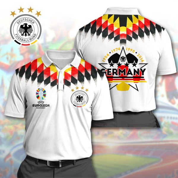 Germany National Football Team 3D Polo Shirt - VANDH 3055