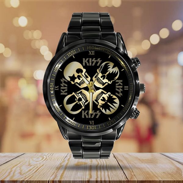 Kiss Band Black Stainless Steel Watch - GNE 578