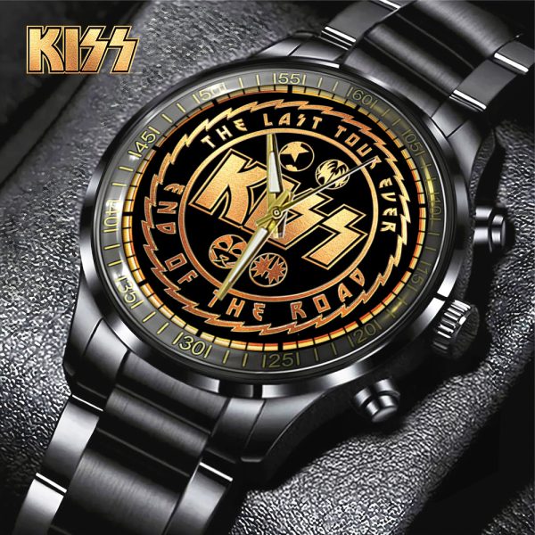 Kiss Band Black Stainless Steel Watch - GNE 587