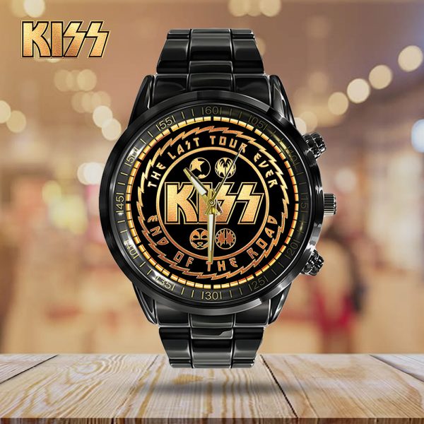 Kiss Band Black Stainless Steel Watch - GNE 587