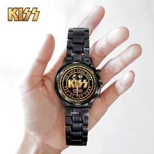 Kiss Band Black Stainless Steel Watch - GNE 587