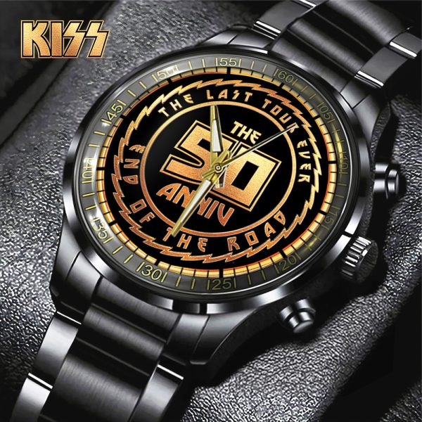 Kiss Band Black Stainless Steel Watch - GNE 588