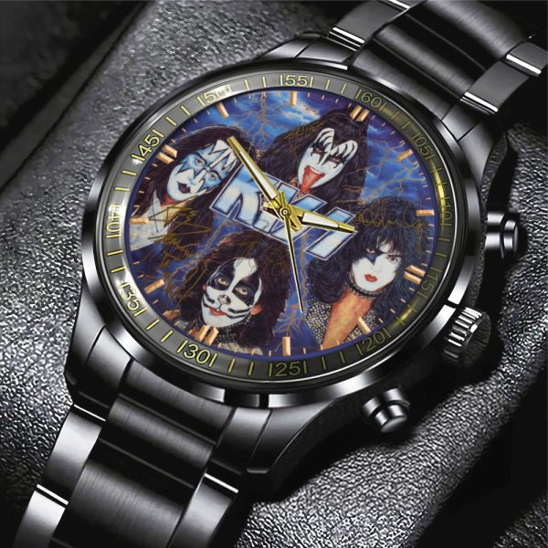 Kiss Band Black Stainless Steel Watch - MAITM 7067