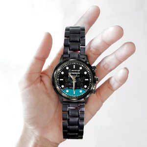 Mercedes-AMG Petronas F1 Black Stainless Steel Watch - TANTN 7201