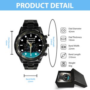 Mercedes-AMG Petronas F1 Black Stainless Steel Watch - TANTN 7201