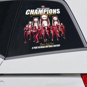 Oklahoma Sooners Women's Softball 3D Decal - HUANNM 5327