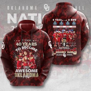 Oklahoma Sooners Women’s Softball 3D Apparel - HUANNM 5328