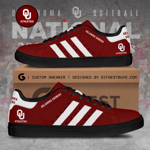 Oklahoma Sooners Women's Softball Custom SS Shoes - HUANNM 5323