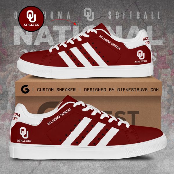 Oklahoma Sooners Women's Softball Custom SS Shoes - HUANNM 5323