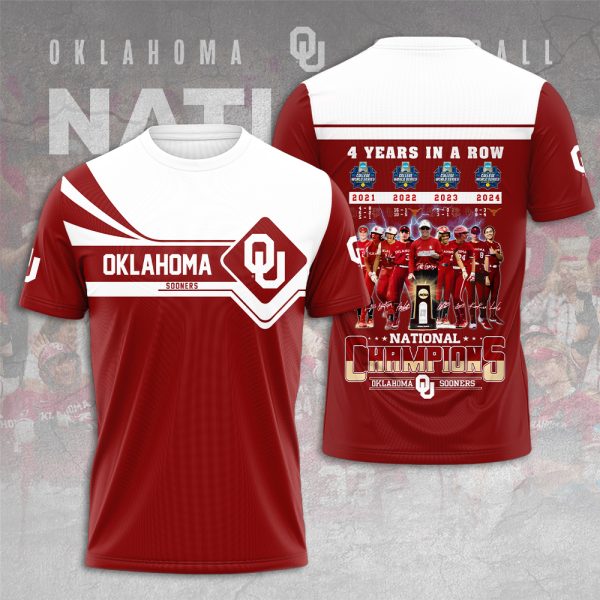 Oklahoma Sooners Women’s Softball 3D Apparel - HUANNM 5329