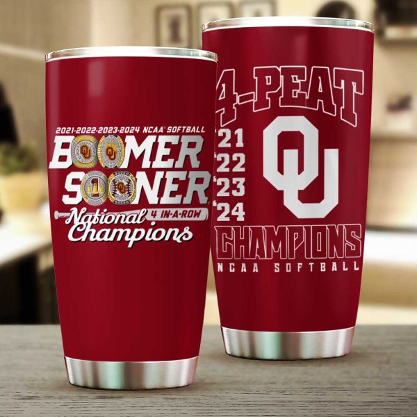 Oklahoma Sooners Women’s Softball Tumbler Cup - MAITM 6988