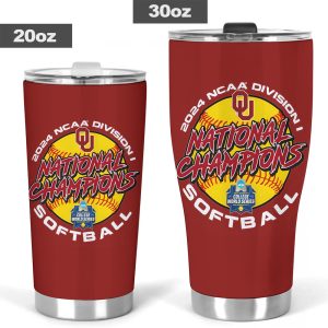 Oklahoma Sooners Women’s Softball Tumbler Cup - HUANNM 5355.1