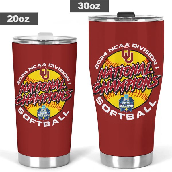 Oklahoma Sooners Women’s Softball Tumbler Cup - HUANNM 5355.1