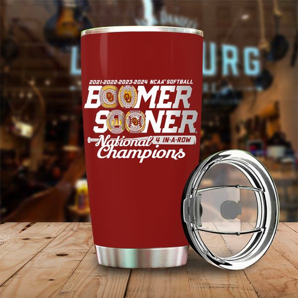 Oklahoma Sooners Women’s Softball Tumbler Cup - HUANNM 5356.1